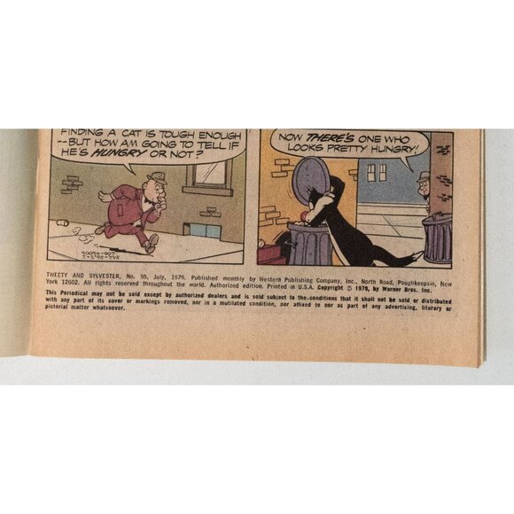 Vintage Tweety & Sylvester Comic Book 1978 Whitman Warner Bros 40¢ Issue - Picture 9 of 13